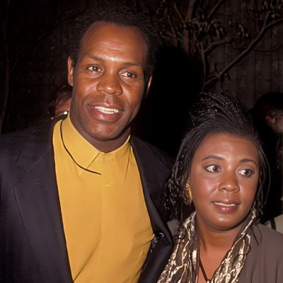Danny with his first wife, Asake Bomani, back in the 1990s.